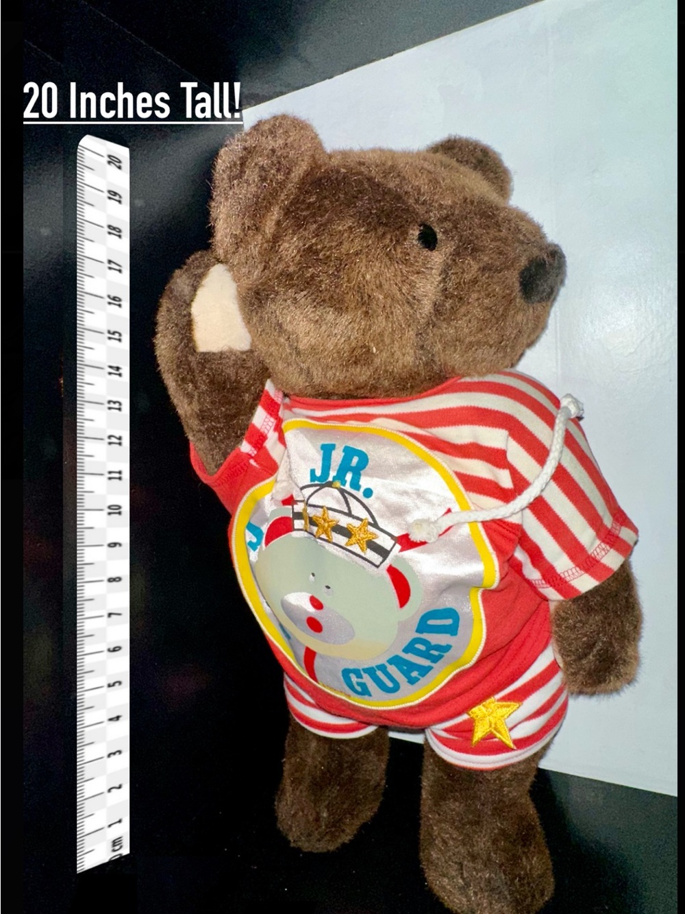 Rare 1983 Dakin "Tickle Me" New York Teddy Bear Jointed Lifeguard MINT Elegante